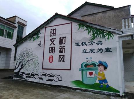 淳化墙绘是现在流行的墙体广告