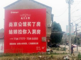 淳化墙体广告在乡镇、农村市场的媒体优势